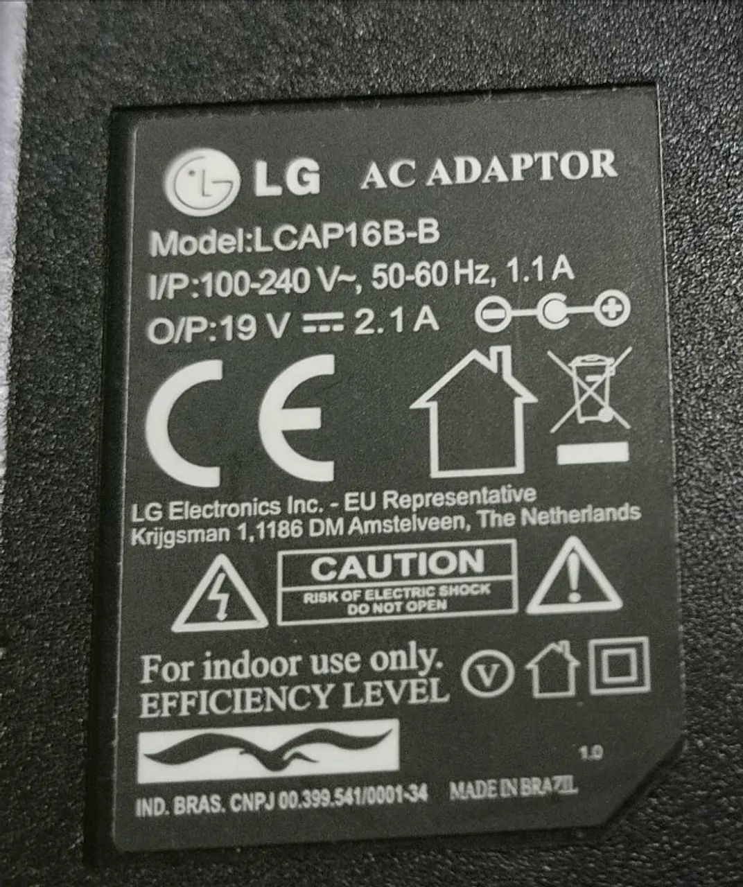 Fonte TV LG LCAP16B-B 