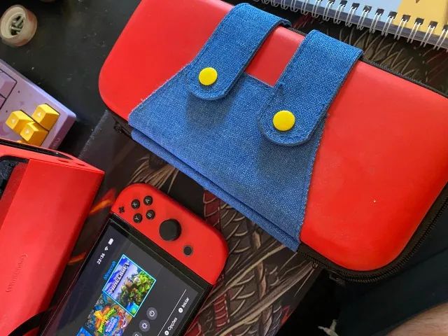 Nintendo Switch Oled Mario Edition - Foto 3