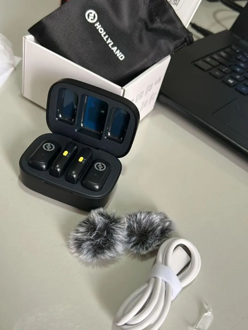 Microfone de Lapela Hollyland Lark A1 Combo - Áudio Profissional e Mobilidade - Foto 2