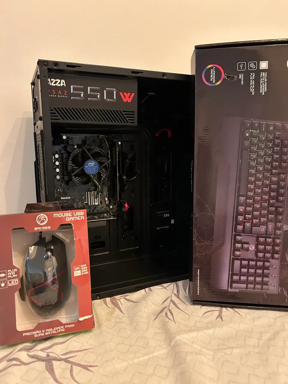 PC GAMER RGB GT 710 I3 10° COM KIT MOUSE E TECLADO GAMER