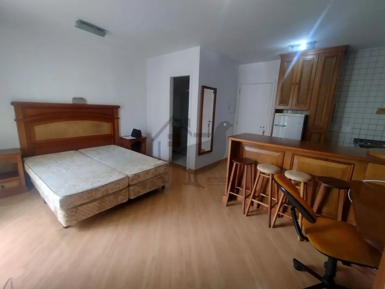 Studio para alugar com 27m², 1 quarto e 1 vaga