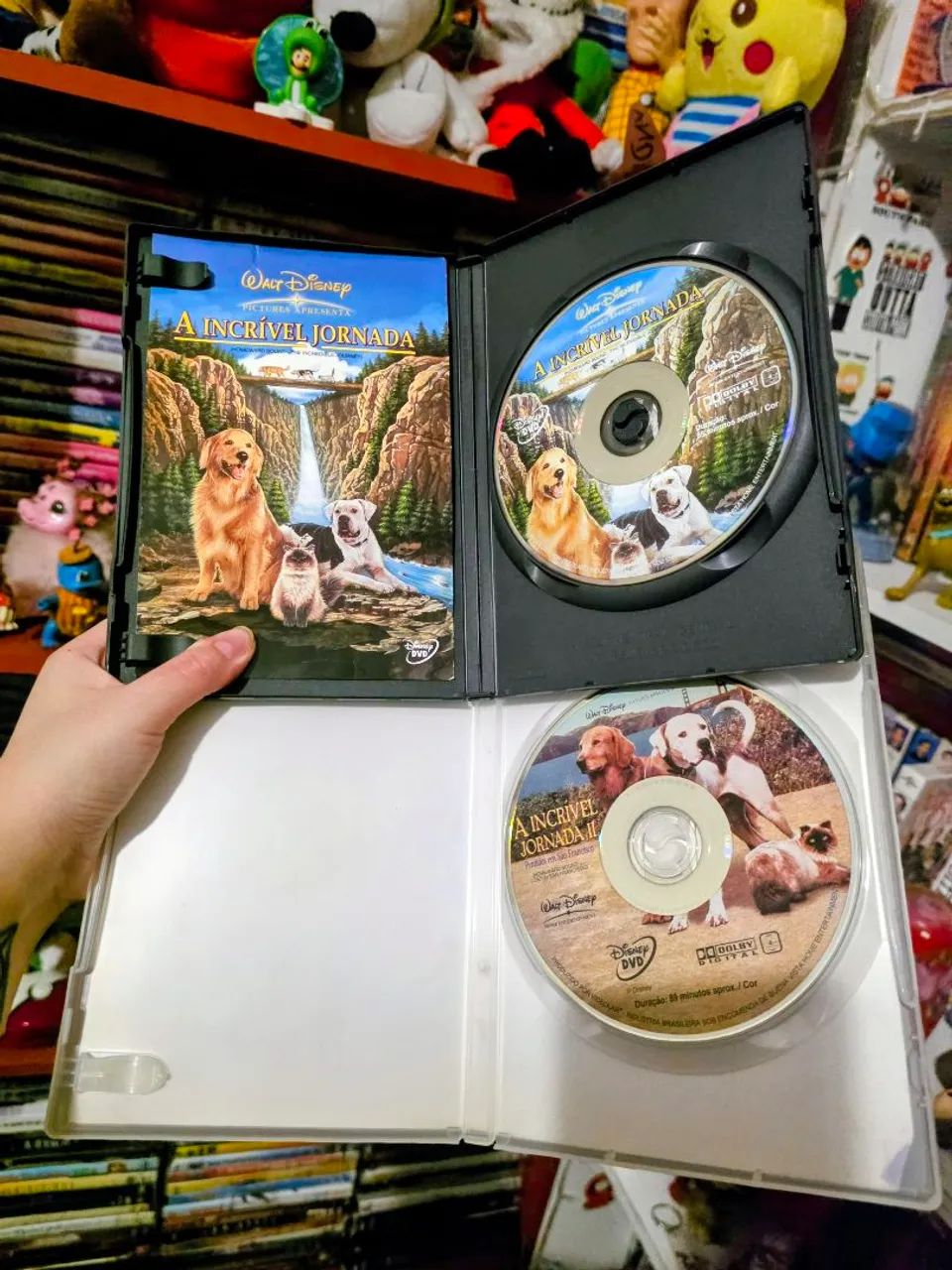 DVD A Incrível Jornada 1 e 2 Originais - Foto 4