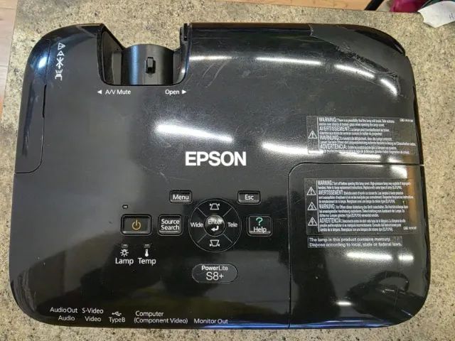 Projetor Epson PowerLite S8 - Foto 2