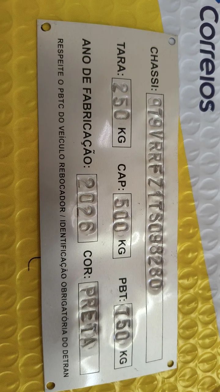 Nota fiscal para regularizar carretinha e reboque  - Foto 3