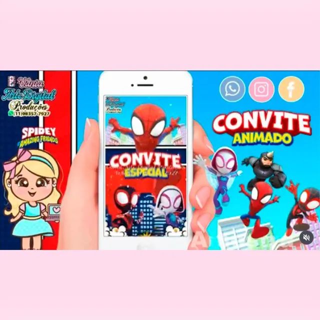 Convite animado em formato de video - Foto 3