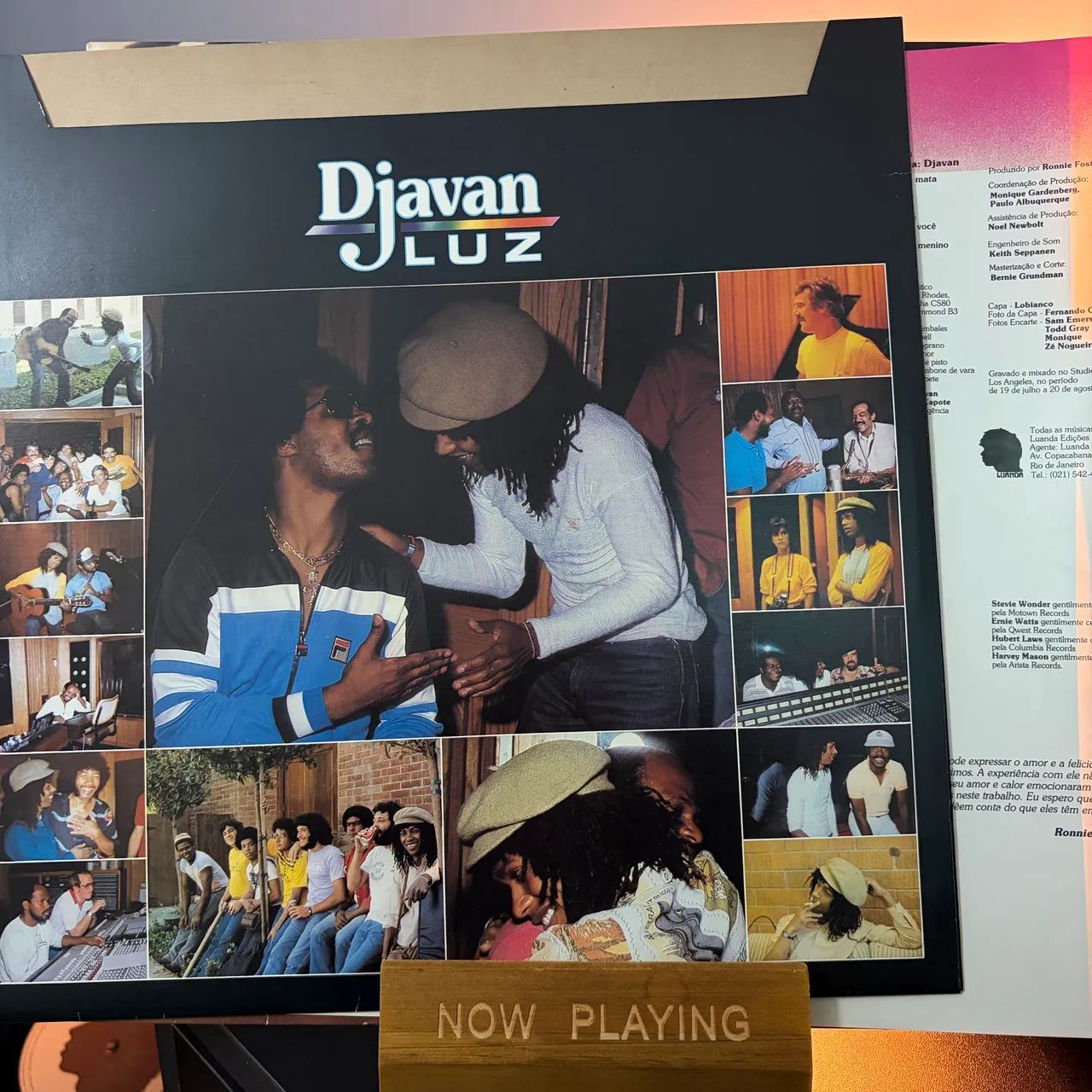 Djavan Luz disco de vinil lp - Foto 4