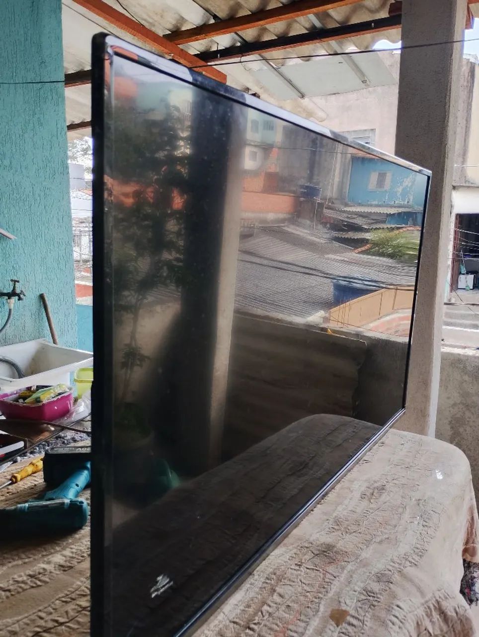 Tv Philco ptv50f60sn com tela quebrada