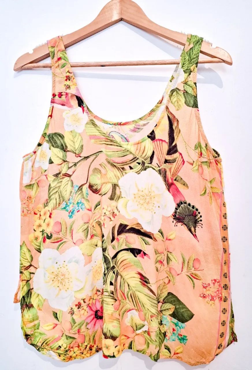 regata blusa estampada farm - Foto 3