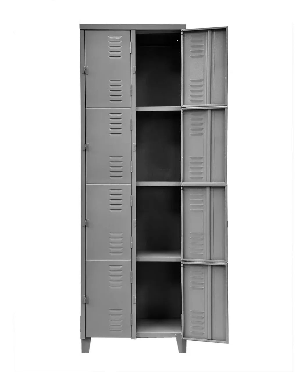 Roupeiro de aço com 8 portas pequenas 