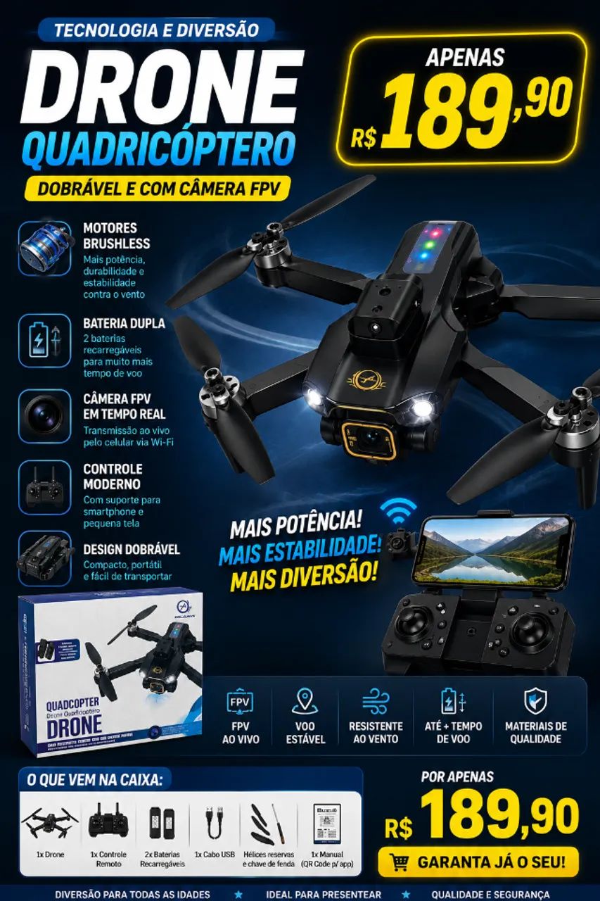 Drone quadricoptero  - Foto 4