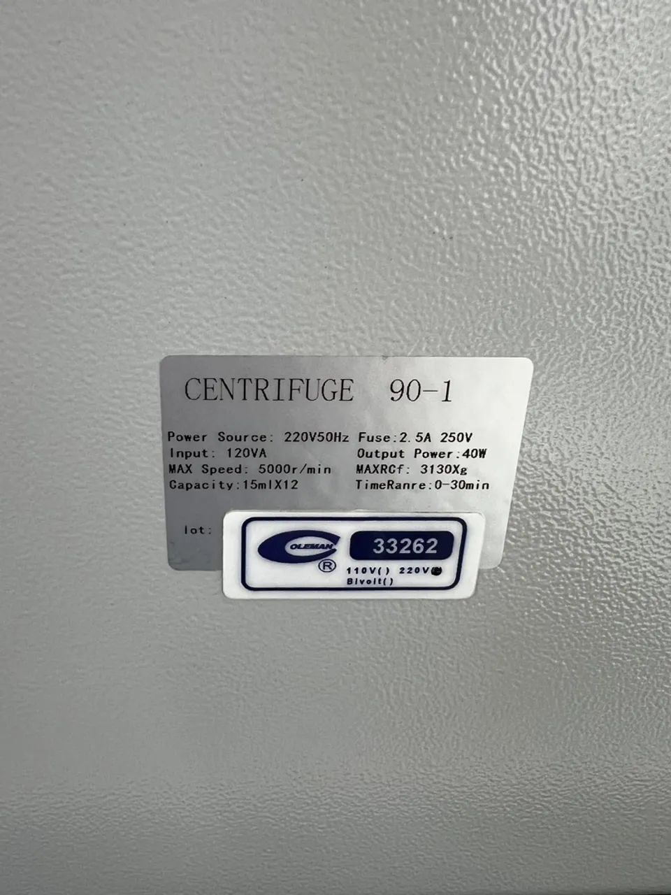 Centrífuga modelo 90-1  - Foto 2