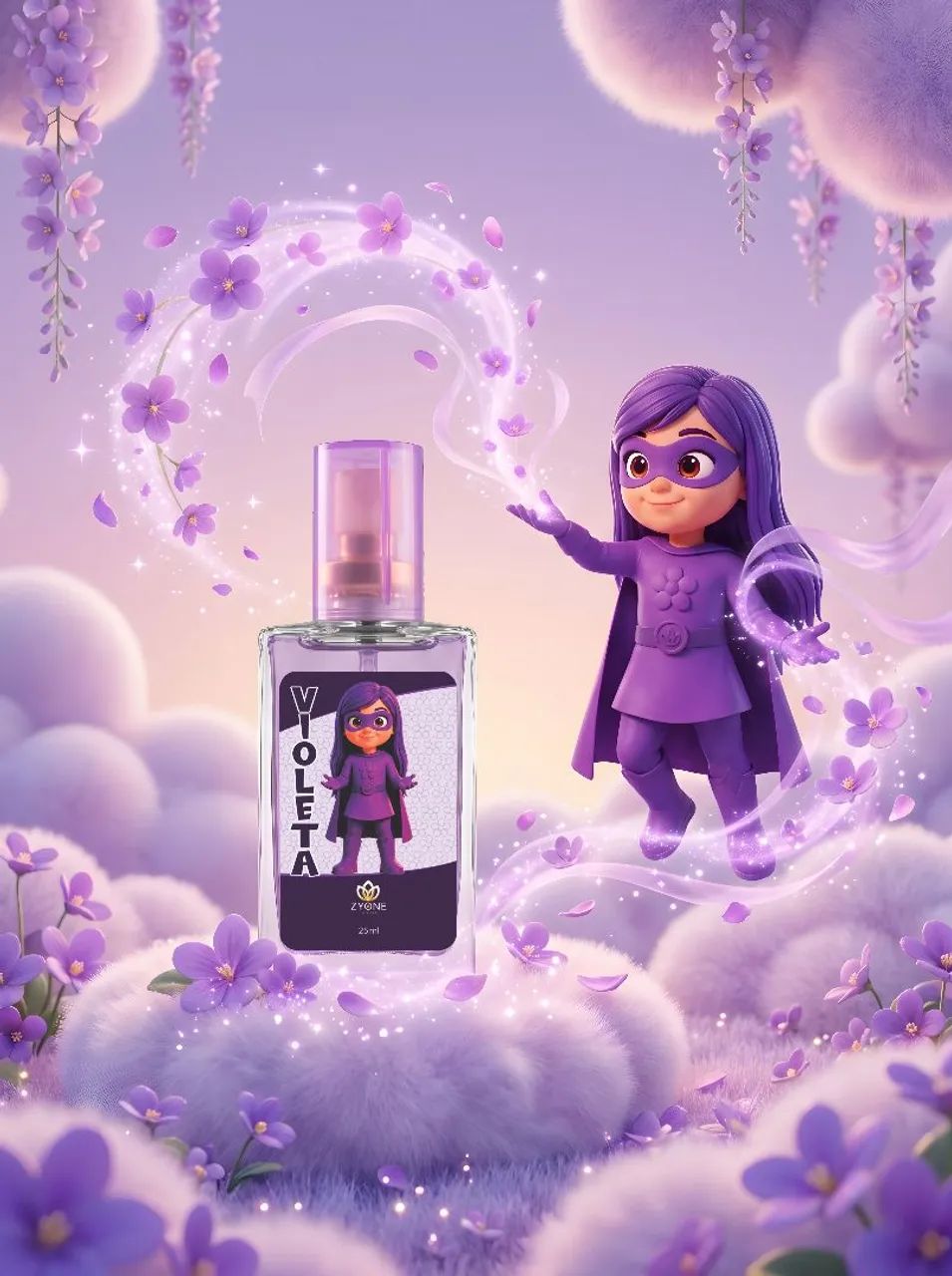 Perfume Infantil Adam Arom Violeta Super Zoe - Foto 5