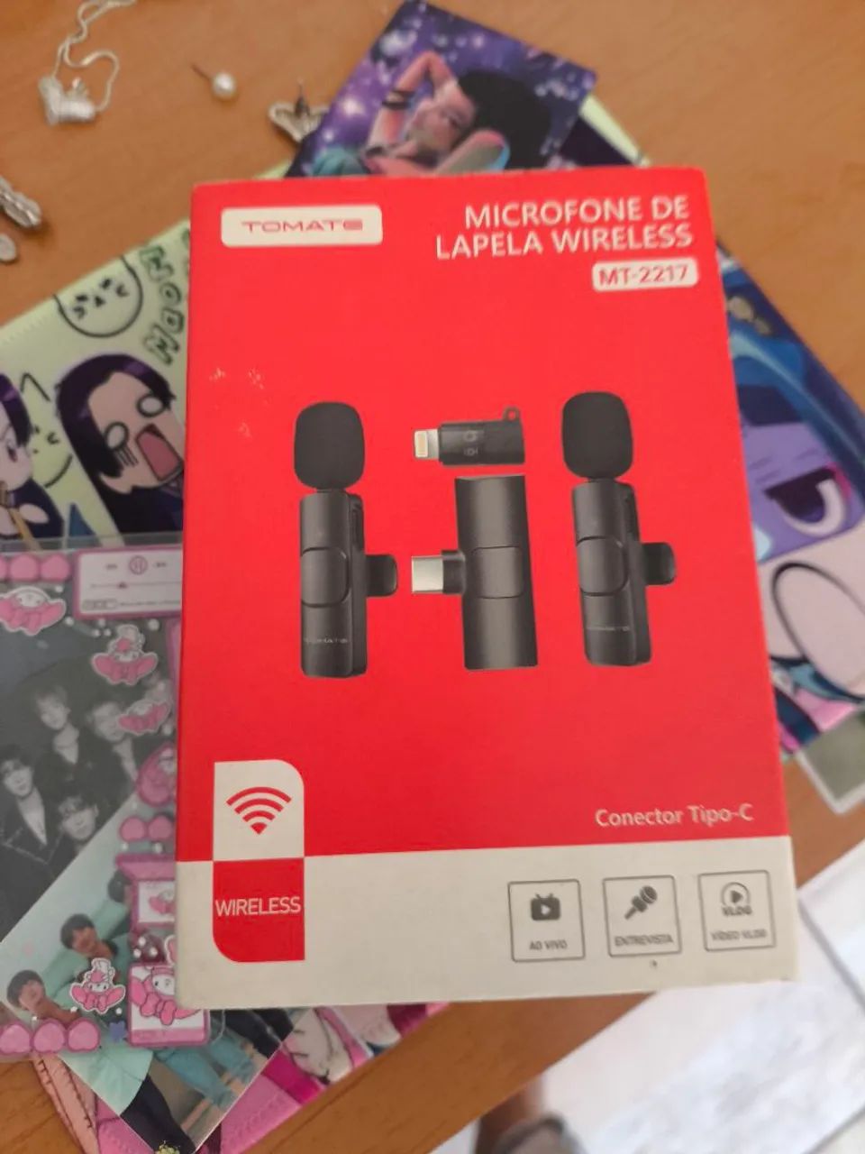 Microfone de Lapela Wireless 