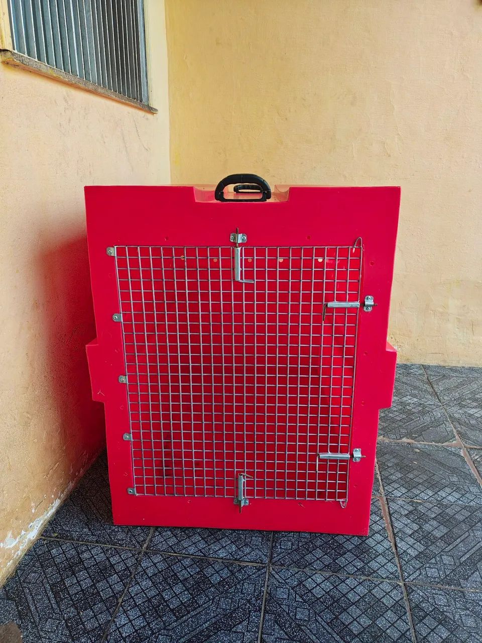 Caixa de Transporte Kennel  nº9  Para Pets Animais Grande Porte Padrão IATA <br> - Foto 5