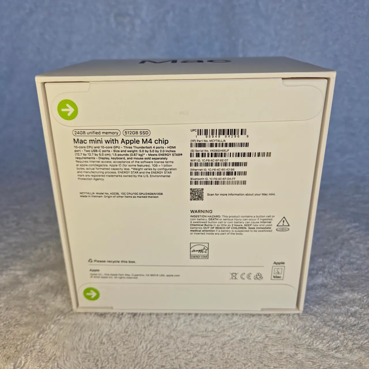 Apple Mac Mini  24GB 512GB - NOVO - Foto 5