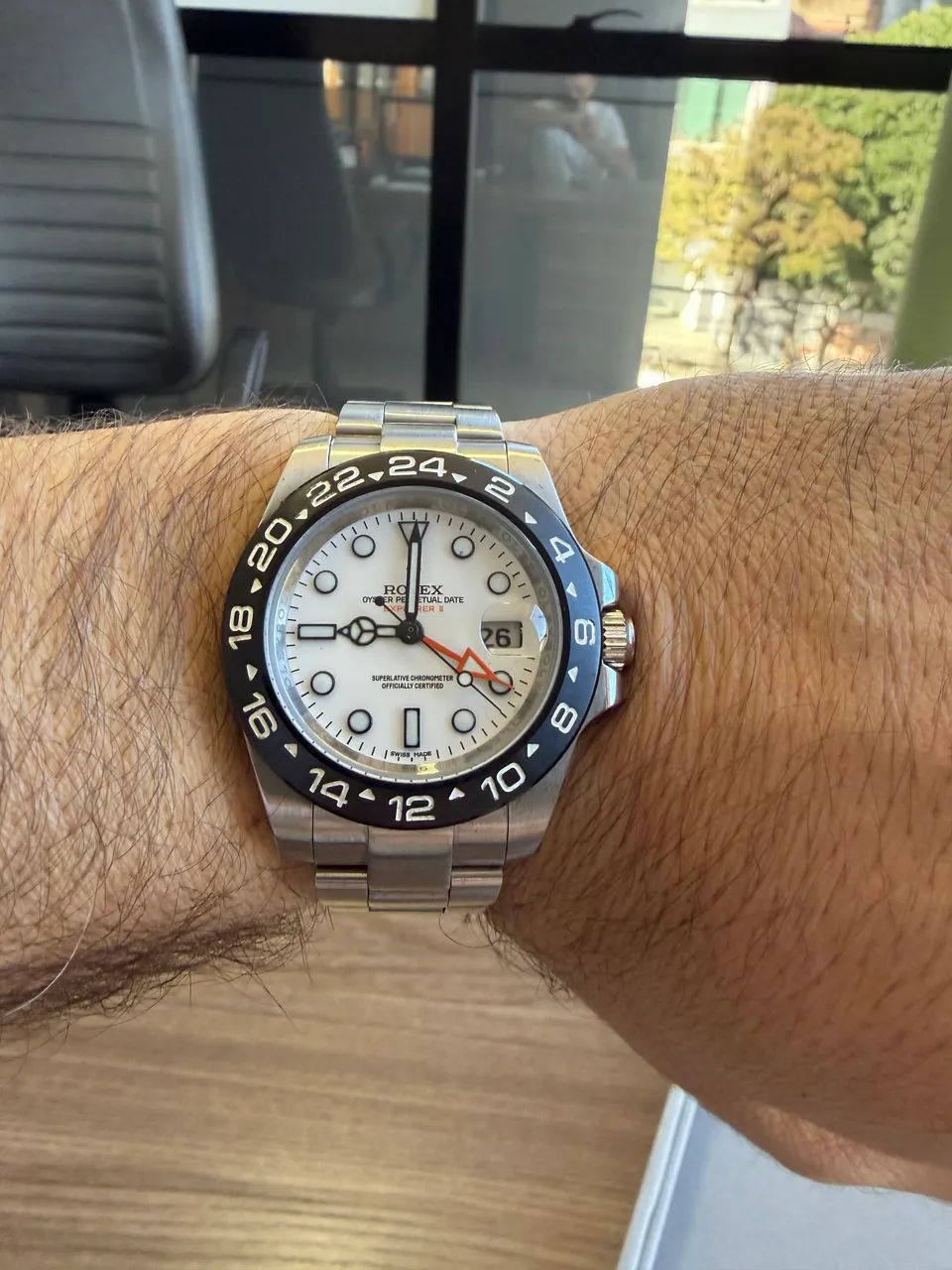 Rolex Explorer II 41mm Branco - Foto 3