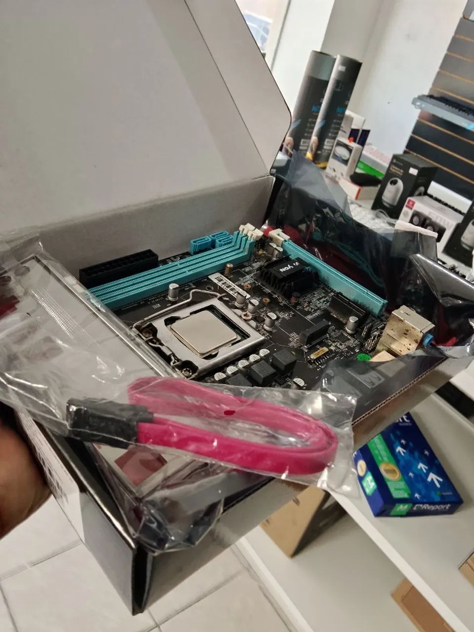 Placa mãe LGA 1155 + processador i5 3.3Ghz  - Foto 2