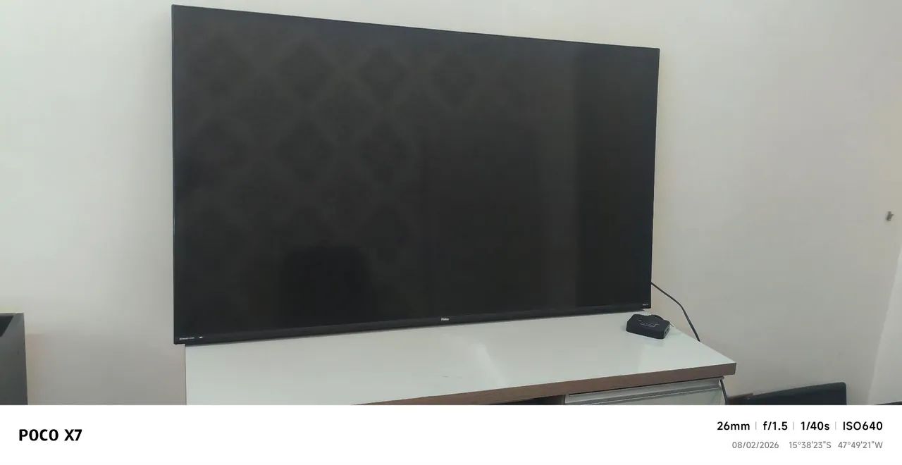 Tv Philco 58 polegadas (Detalhe no canto da tela )