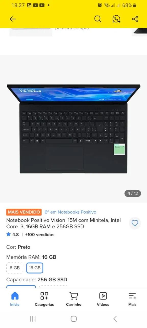 Notebook positivo  - Foto 4