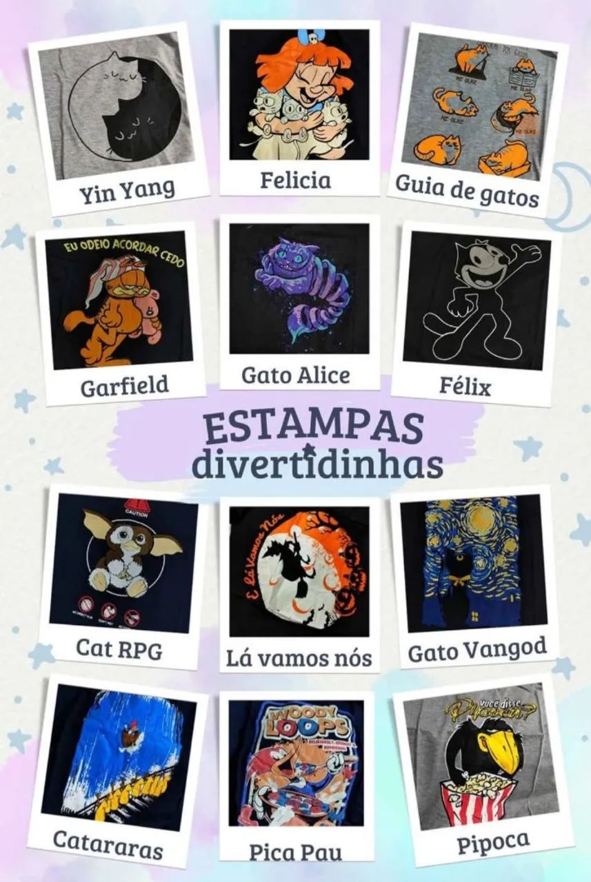 Camisas estampadas nerds