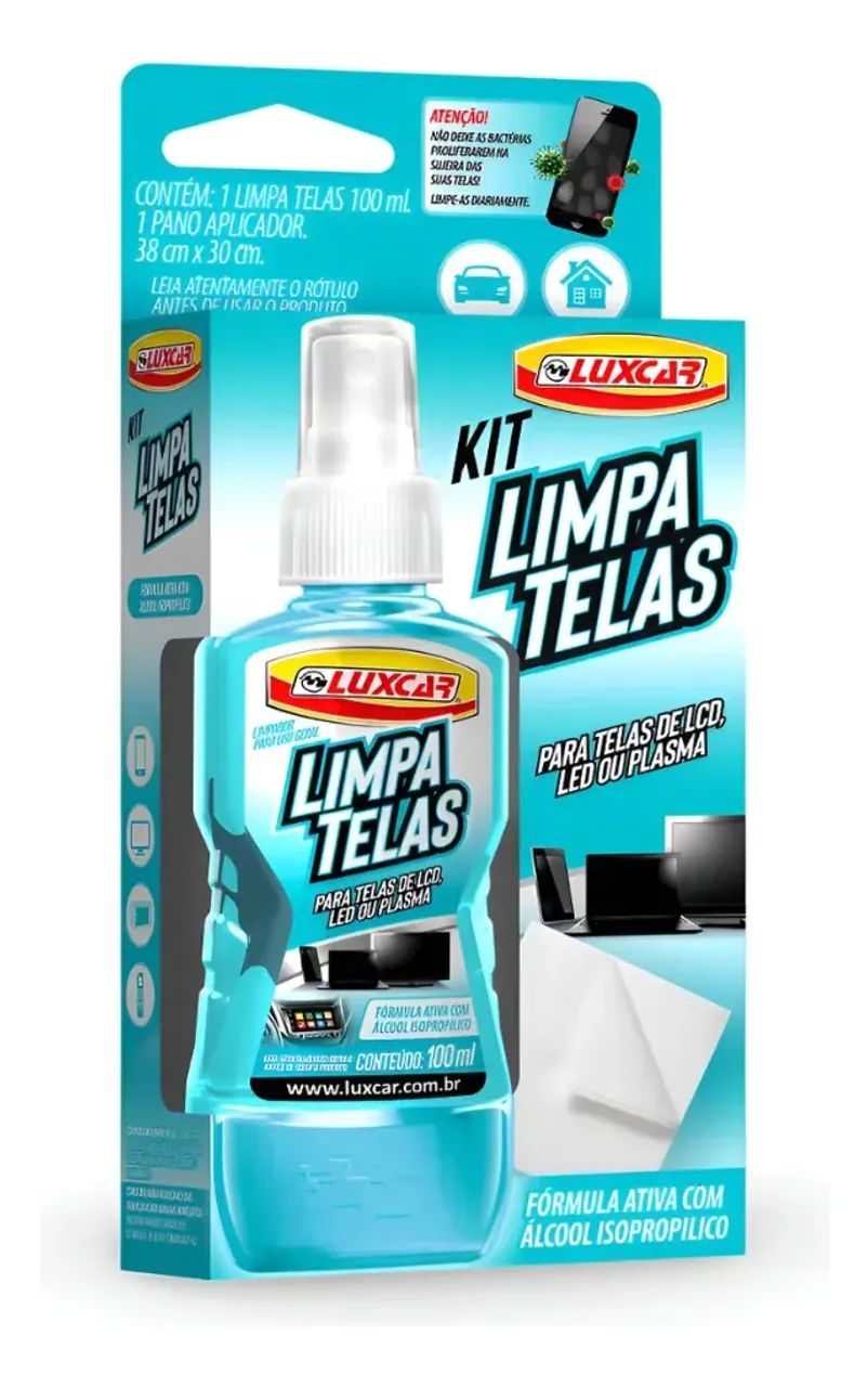 Kit Limpa Telas Luxcar