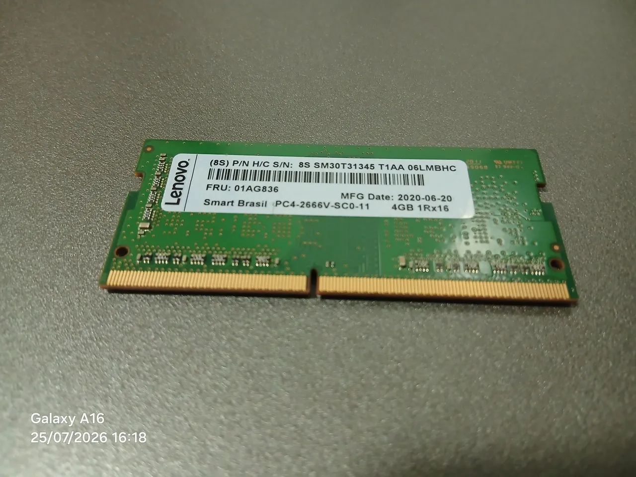 Memória RAM DDR4 4GB notebook - Foto 3