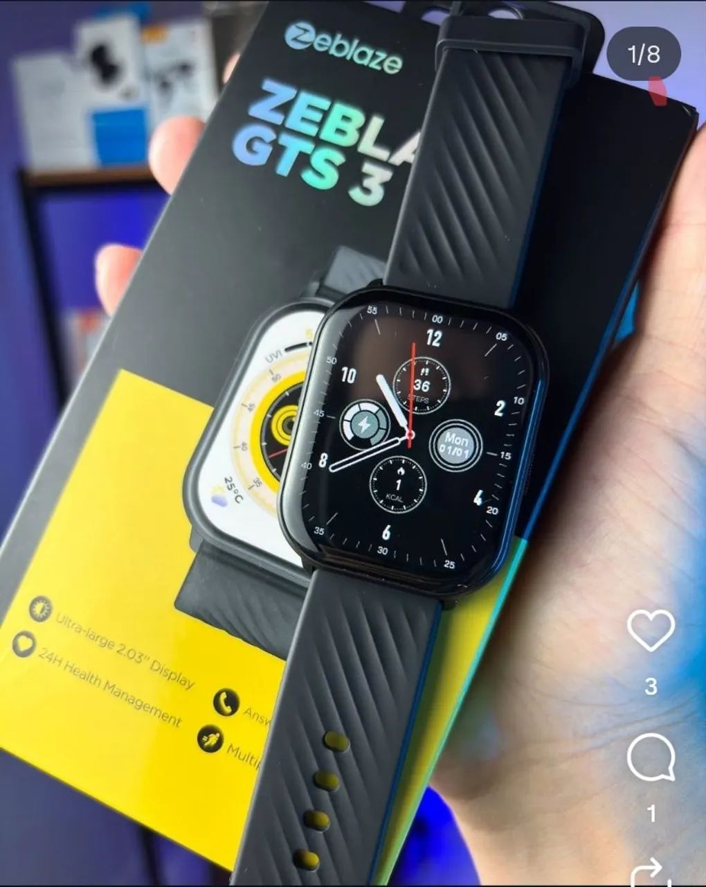Smartwach Zeblaze GTS 3 - Foto 4