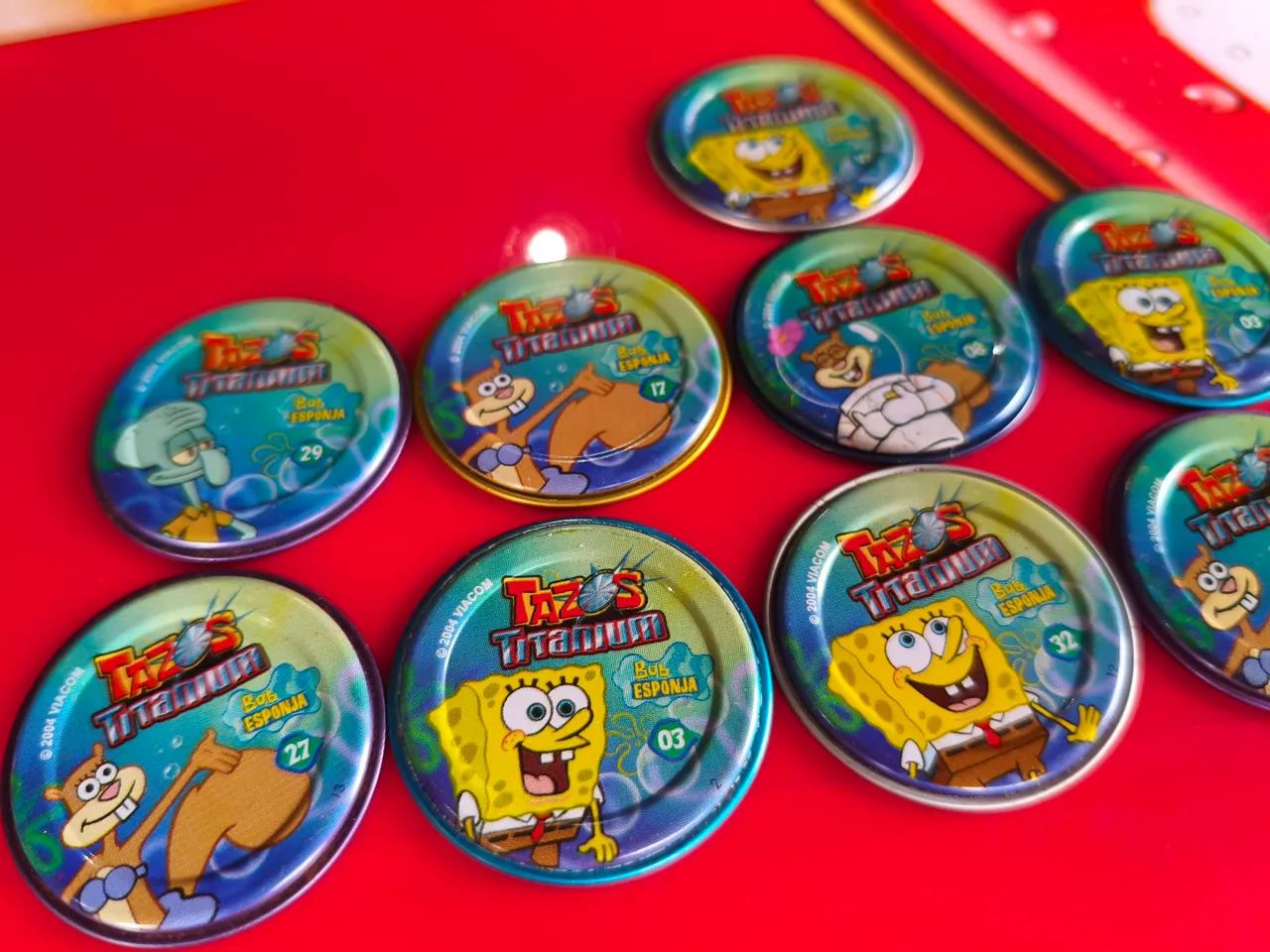 Tazos Titanium Bob Esponja