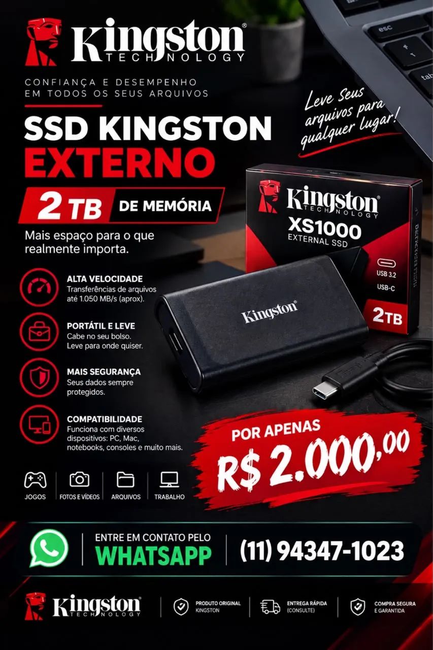 Vendo SSD 2TB