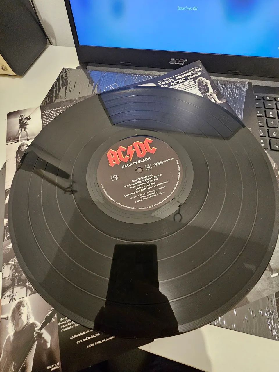 AC DC - Back In Black Vinil LP - Foto 3