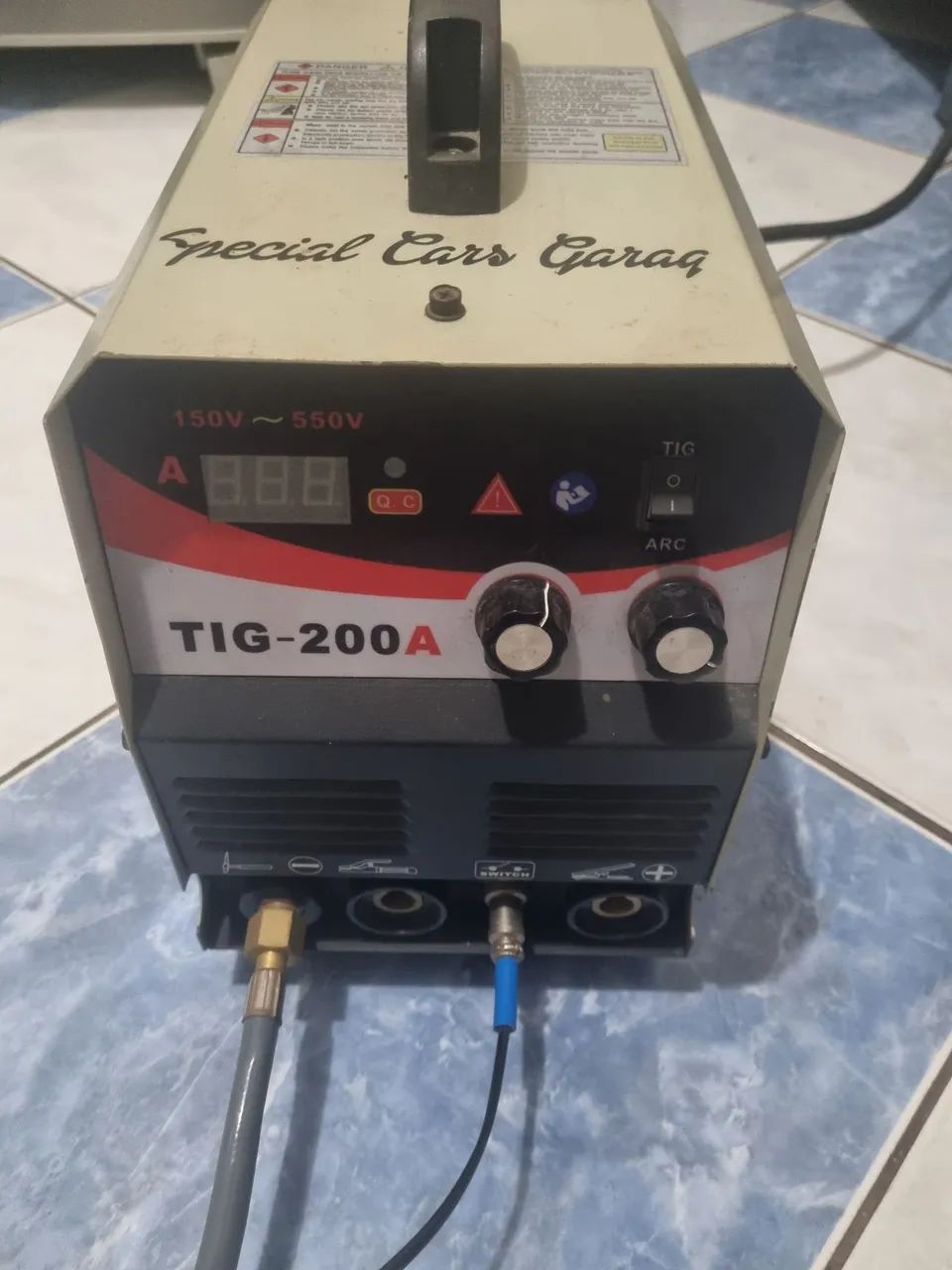 MAQUINA TIG 200A - QUALIDADE 10 - Marca Cig - Zerada - tocha alta frequência - NACIONAL - Foto 2