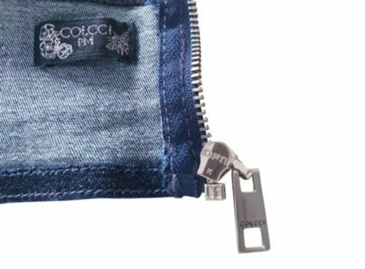 TOP JEANS ESTRUTURADO COM BOJO, MARCA COLCCI. NOVO. - Foto 4