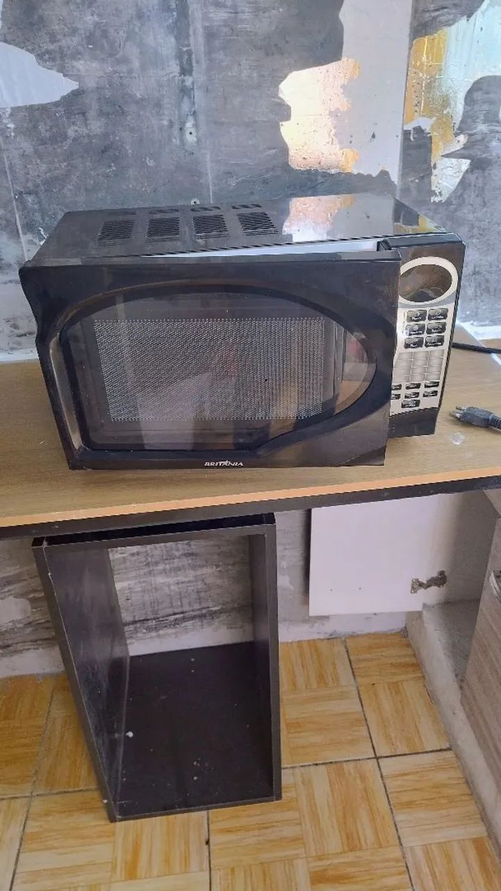 Microondas com defeito 