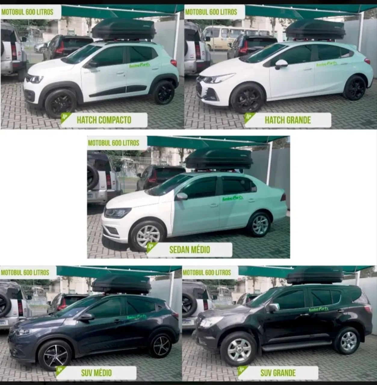 Bagageiro de teto motomil 