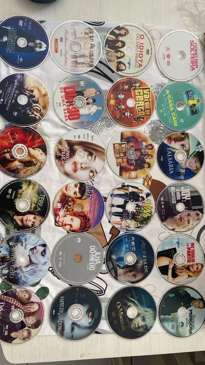 48 dvds so o cd originais - Foto 2