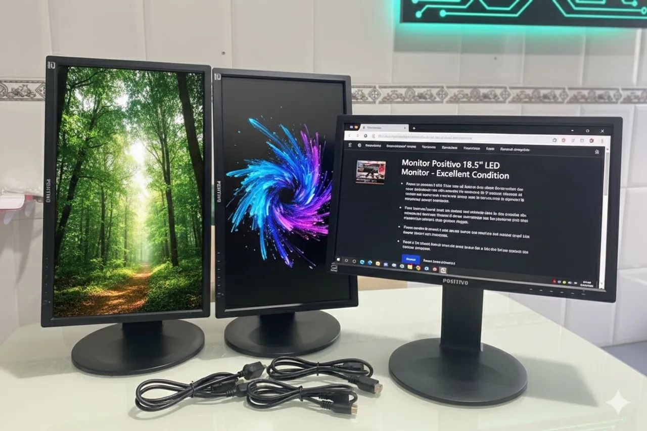 Monitor de 20 polegadas com garantia de 90 dias  - Foto 4