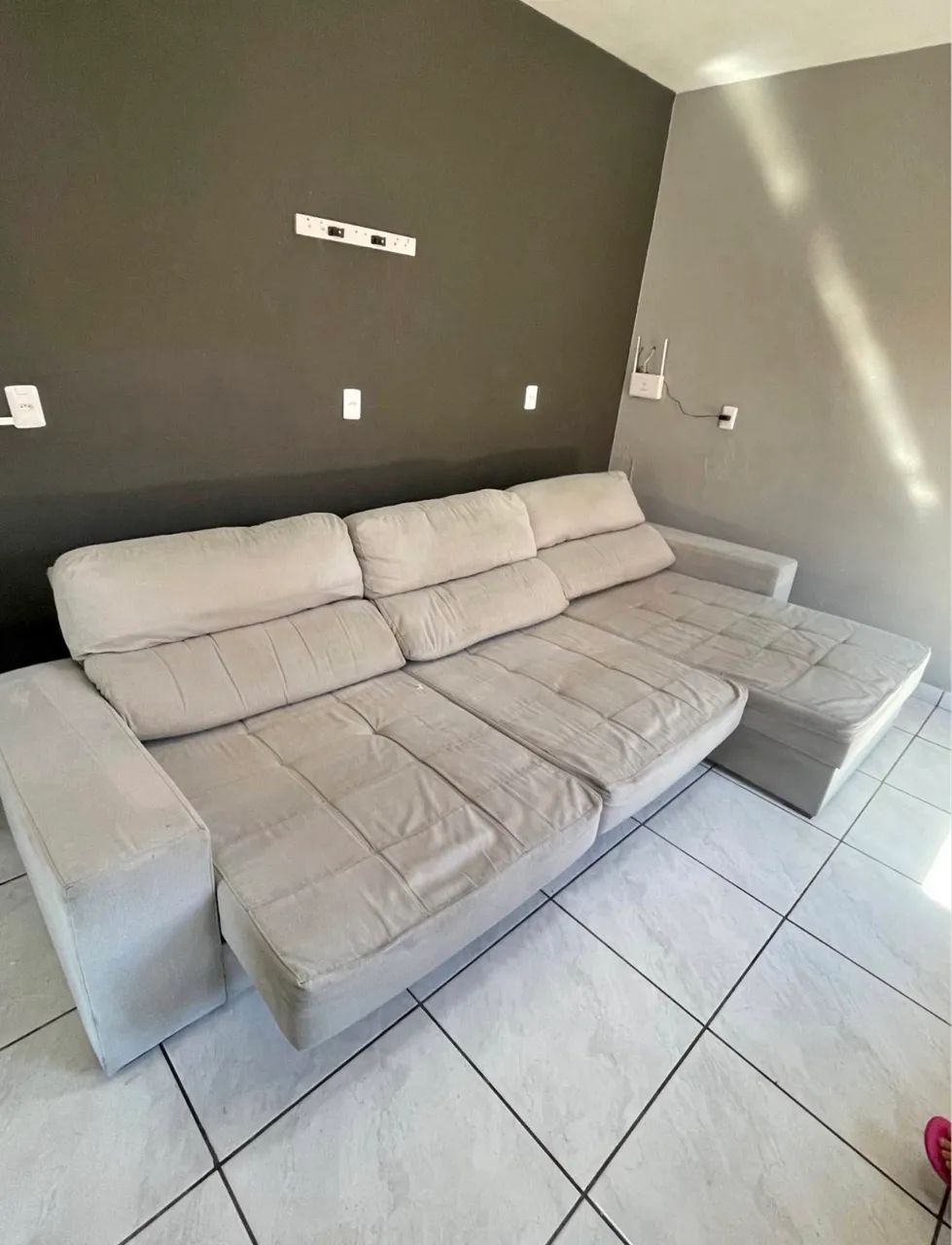 Vendo sofá grande 3.30m retrátil  - Foto 2