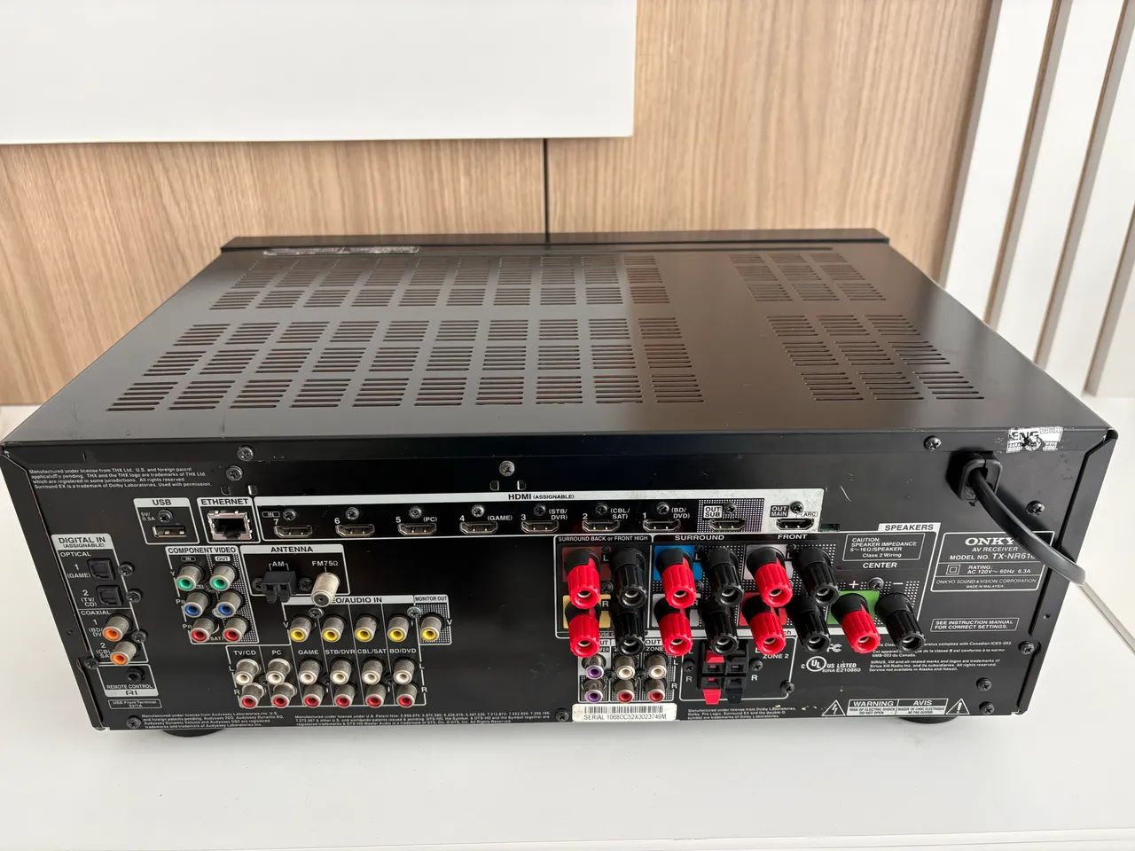 Receiver ONKYO TX-NR616 - Aparelhos de Som - Jardim Consórcio, São
