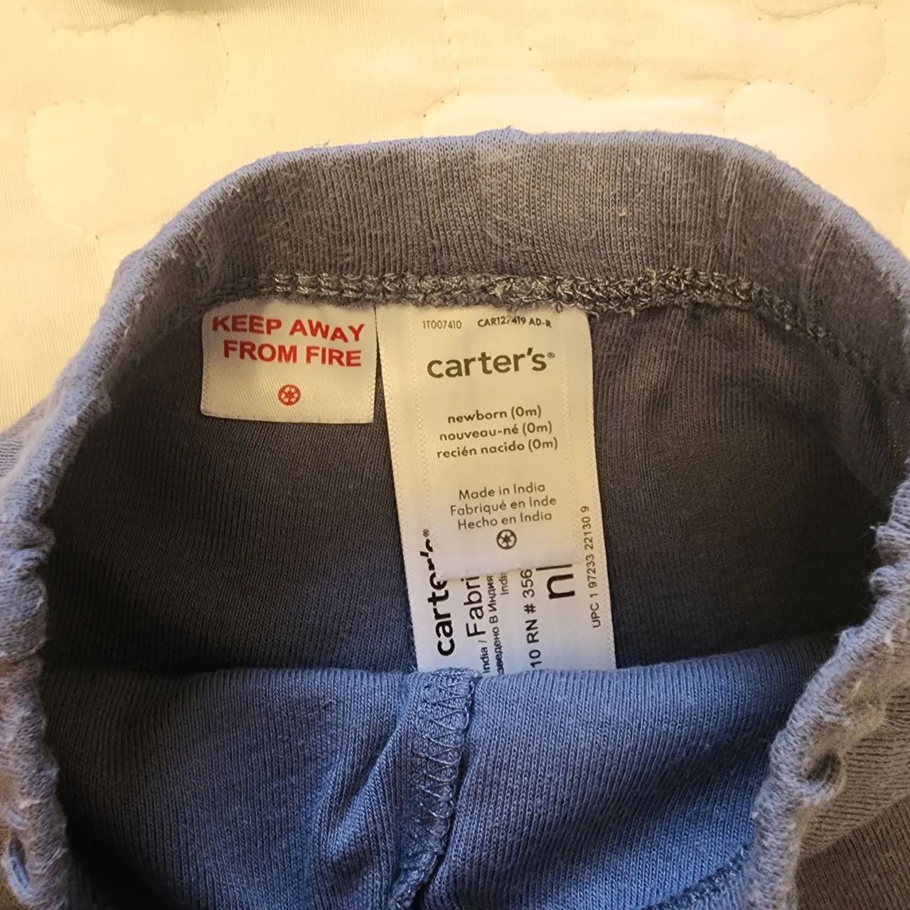 Kit 7 calças Carter's para Recém Nascido em excelente estado - Foto 4