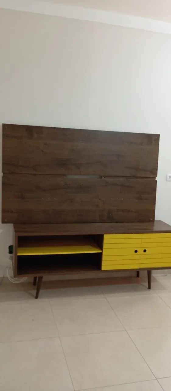 RACK  +  PAINEL DE TV EM MDF