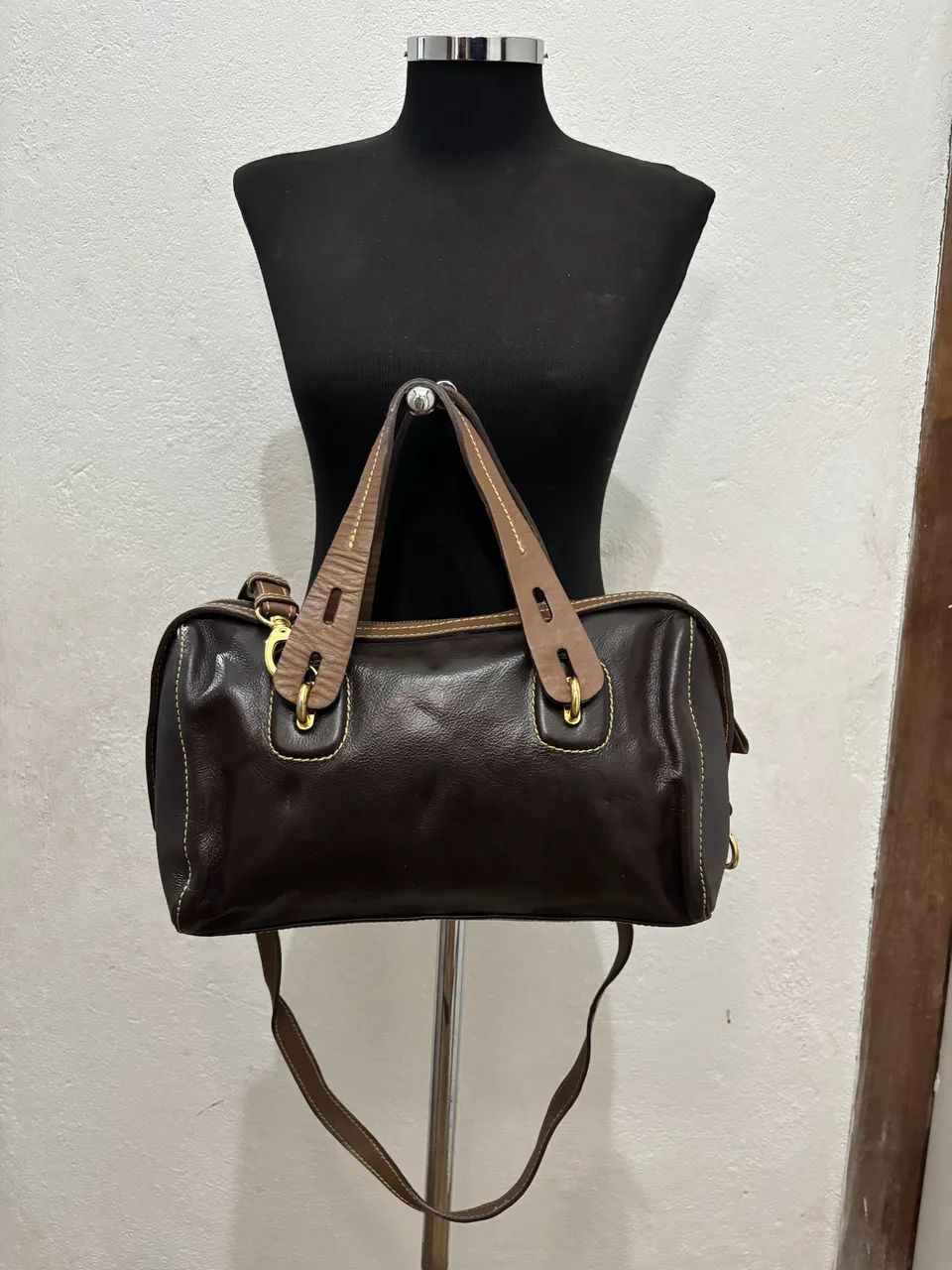Bolsa couro legítimo  - Foto 5