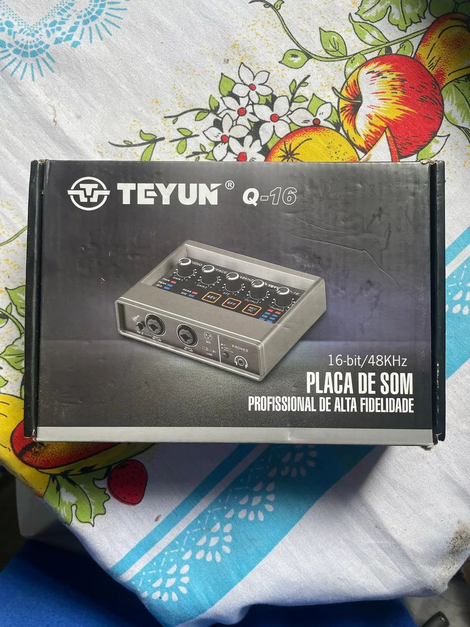 Q-16 Interface de audio,placa de som profissional de canal USB 2.0 DC 5V - Foto 3