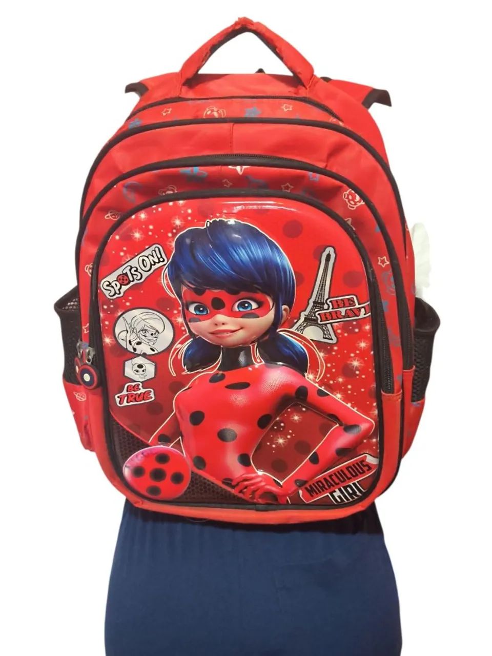 Mochila escolar infantil ladybug