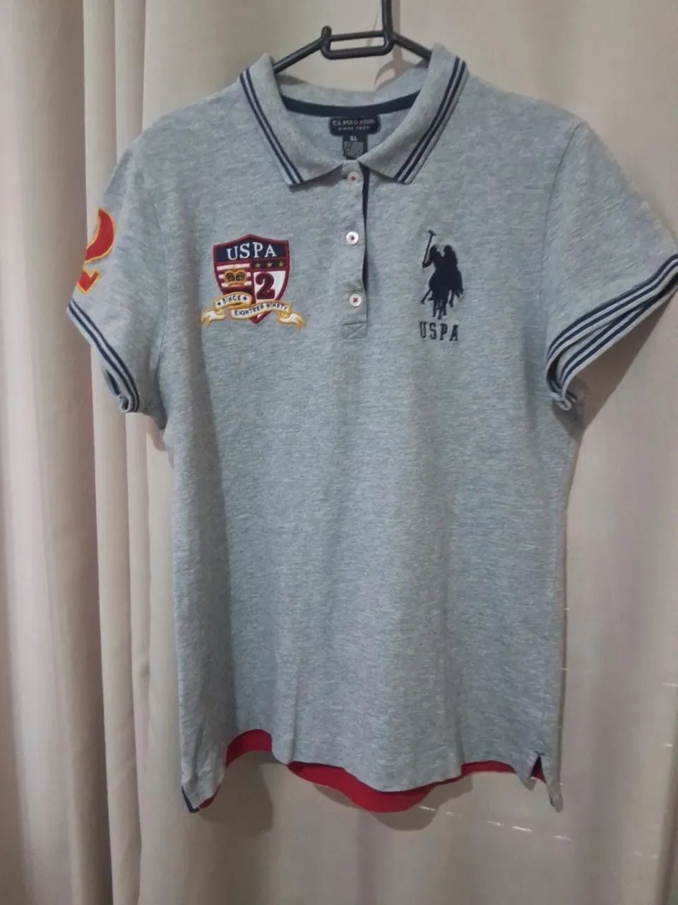 Camisa polo feminina USPA importada G - Foto 2