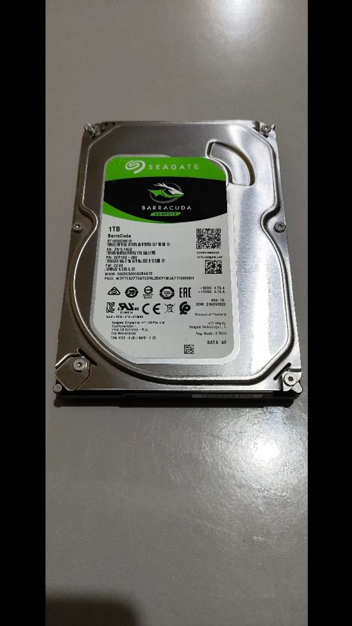 HD 1 TB Semi Novo Testado