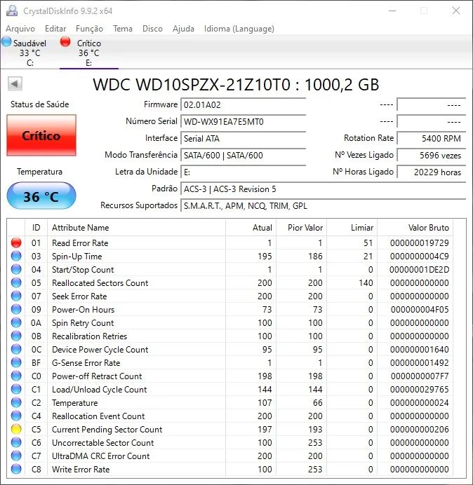 HD WD 1Tb para Notebook (Leia a Descrição) - Foto 4