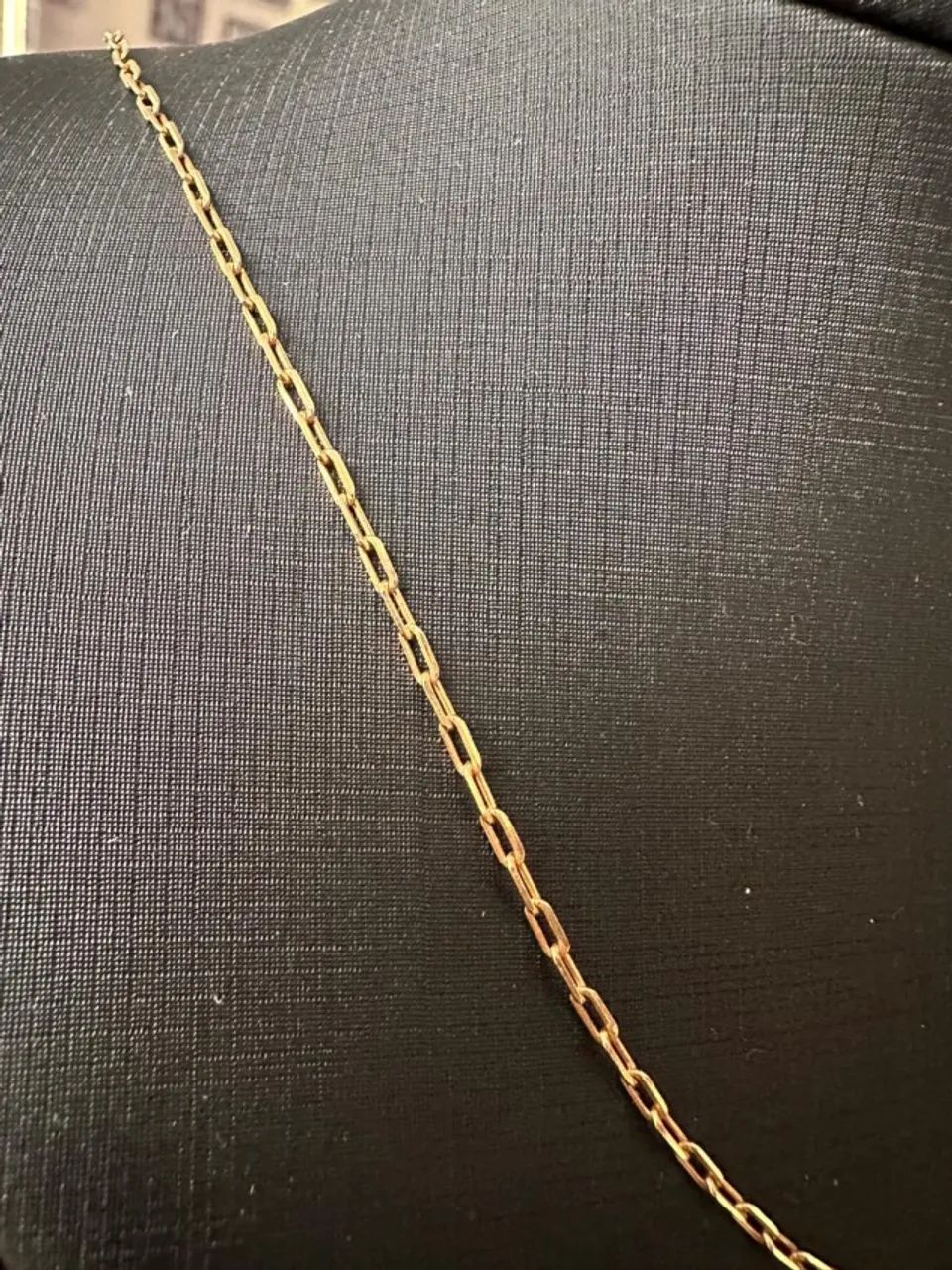 Corrente de Ouro 18k Veneziana Delicada 60cm 6.9g - Foto 5