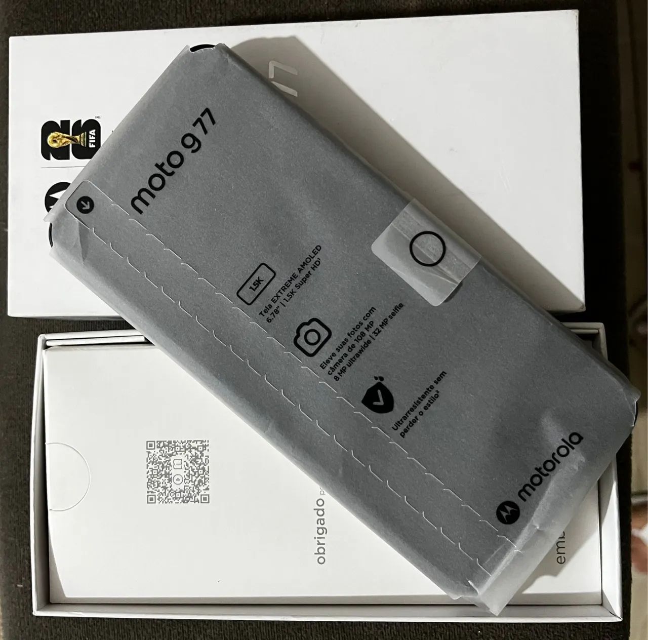 Vendo moto G77 256 GB