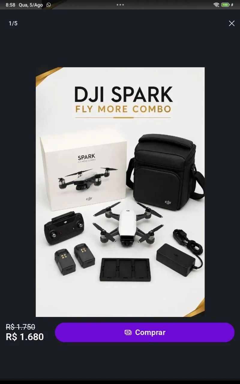 Drone spark combo