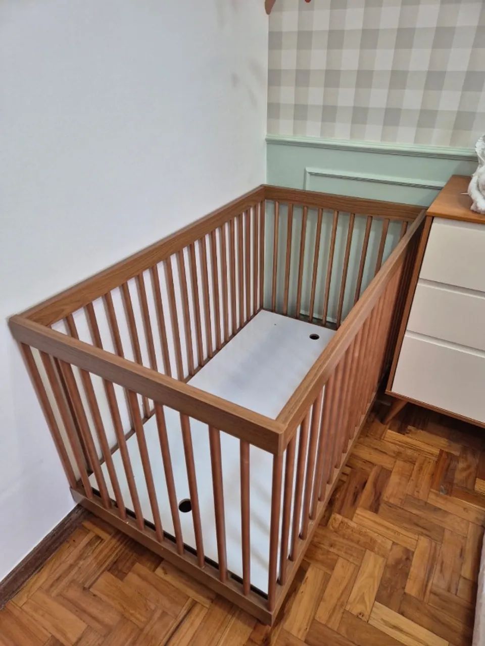 Berço Haus Nature 3 em 1 Palitado Freijó Lilibee - Foto 2